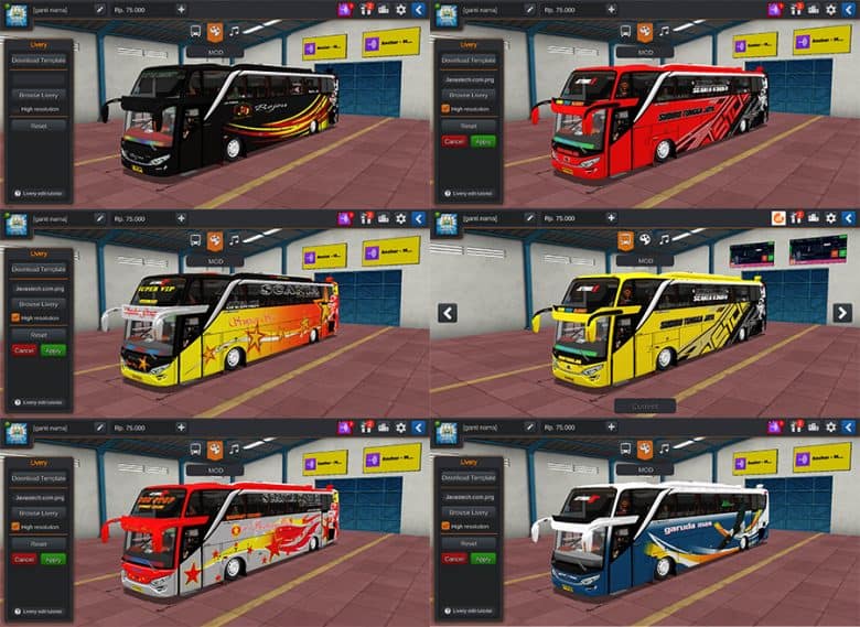 MOD Bus JB2+ SHD Scania K30iB by Adudu Codit Jibril