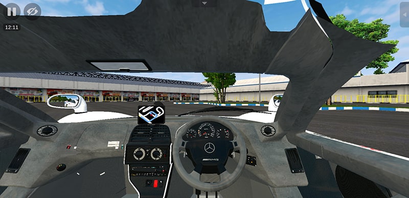 Tampilan Interior Mercedes-Benz CLK GTR