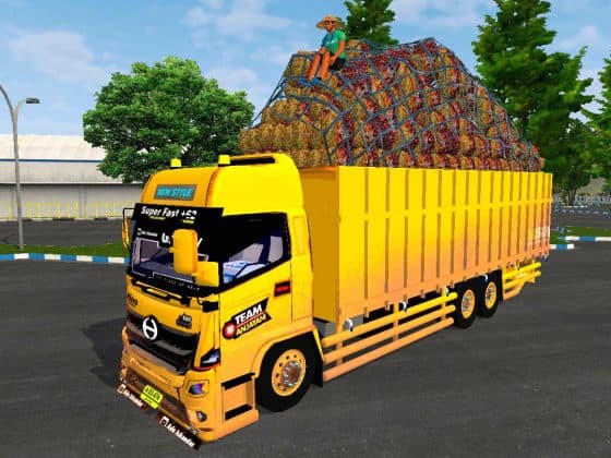 Download MOD BUSSID Kendaraan Truck Lengkap dengan Livery