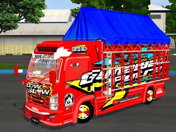 Download MOD BUSSID Kendaraan Truck Lengkap dengan Livery