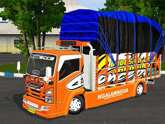 Download MOD BUSSID Kendaraan Truck Lengkap dengan Livery Menarik