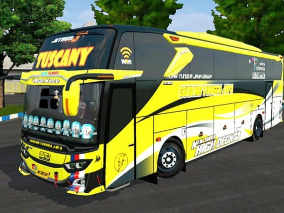 Download MOD BUSSID Kendaraan Bus Lengkap dengan Livery