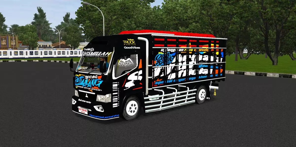 MOD BUSSID Truck Canter Custom 14 by Budesign