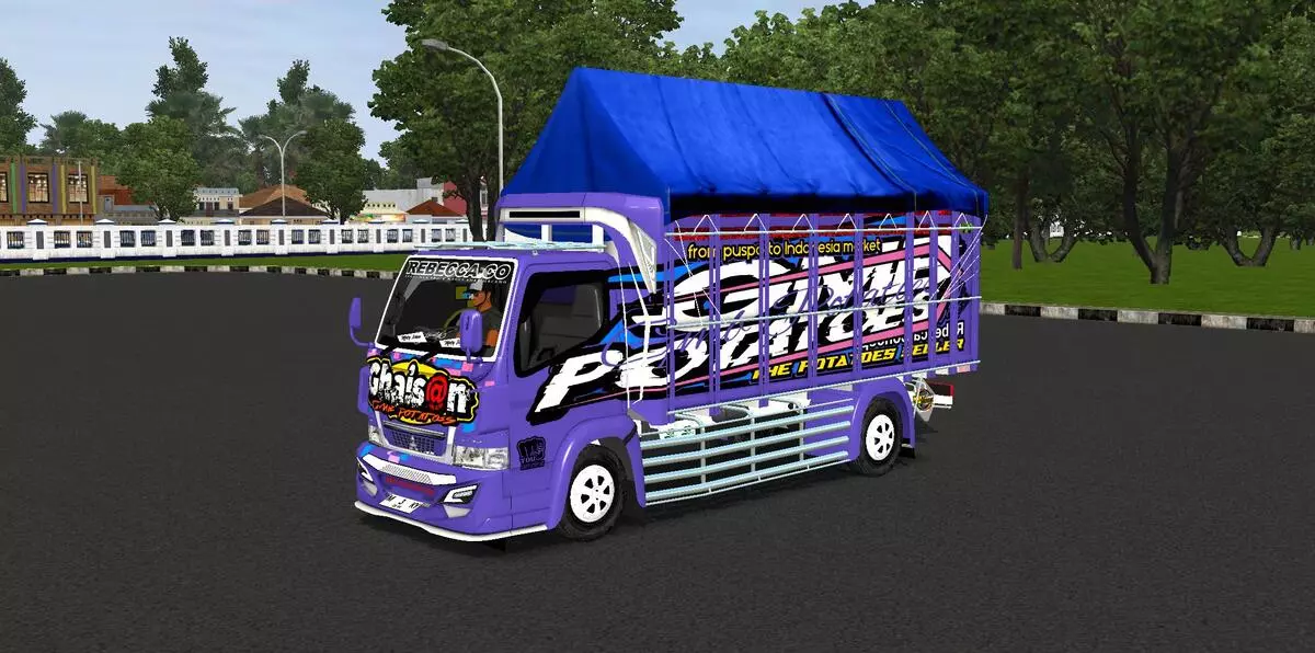 MOD BUSSID Canter Ghaisan by Andry Azhari