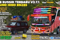 MOD OBB 3.7.1 Hino RN285, Nuansa Ramadhan, Full Basuri by Wahyu Gaming