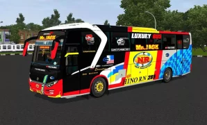 MOD BUSSID Bus SR1 Legacy Hino RK Mercy 1526 by Hop Channel