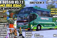 MOD OBB v3.7.1 Hino RK8, Update Grafik, Acc v12, Bus Rombak by Rajabot95