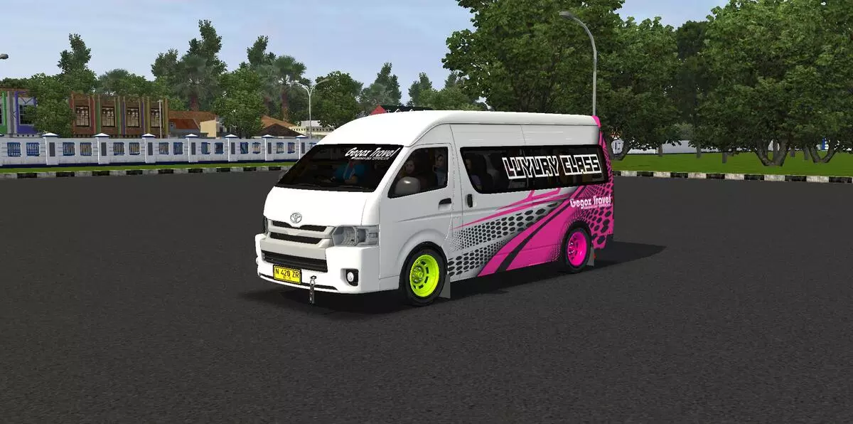 MOD BUSSID Mobil Toyota Hiace Commuter by Andry Azhari