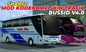 Kodename Skin Traffic BUSSID v4.0.1 by Brillrick
