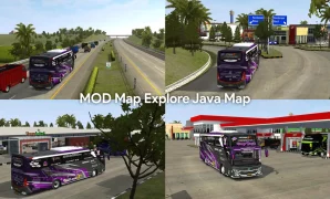 MOD Map BUSSID Explore Java Map by Fergiawan CH