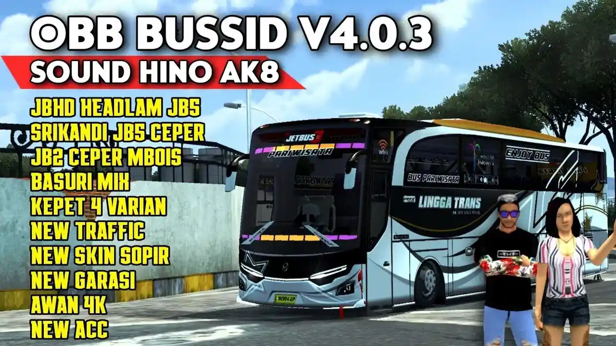 MOD OBB v4.0.3 Hino AK8 Grafik Realistis 4K by Lingga Gameplays