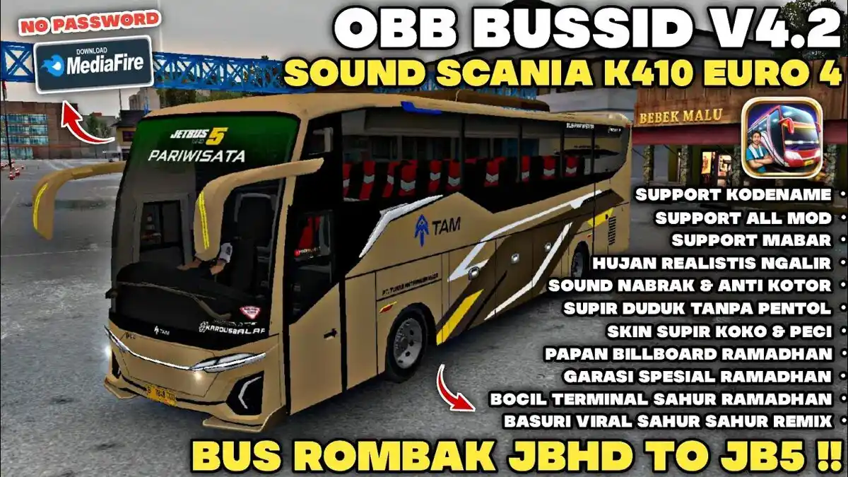 MOD OBB 4.2 JB5 Single Glass Sound Scania K410 Euro 4