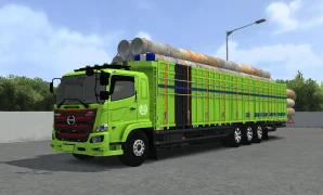 MOD BUSSID Truck Hino 500 Tribal by SJA Official