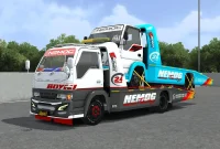 MOD BUSSID Truck Isuzu NKR71 Towing by NEMOG